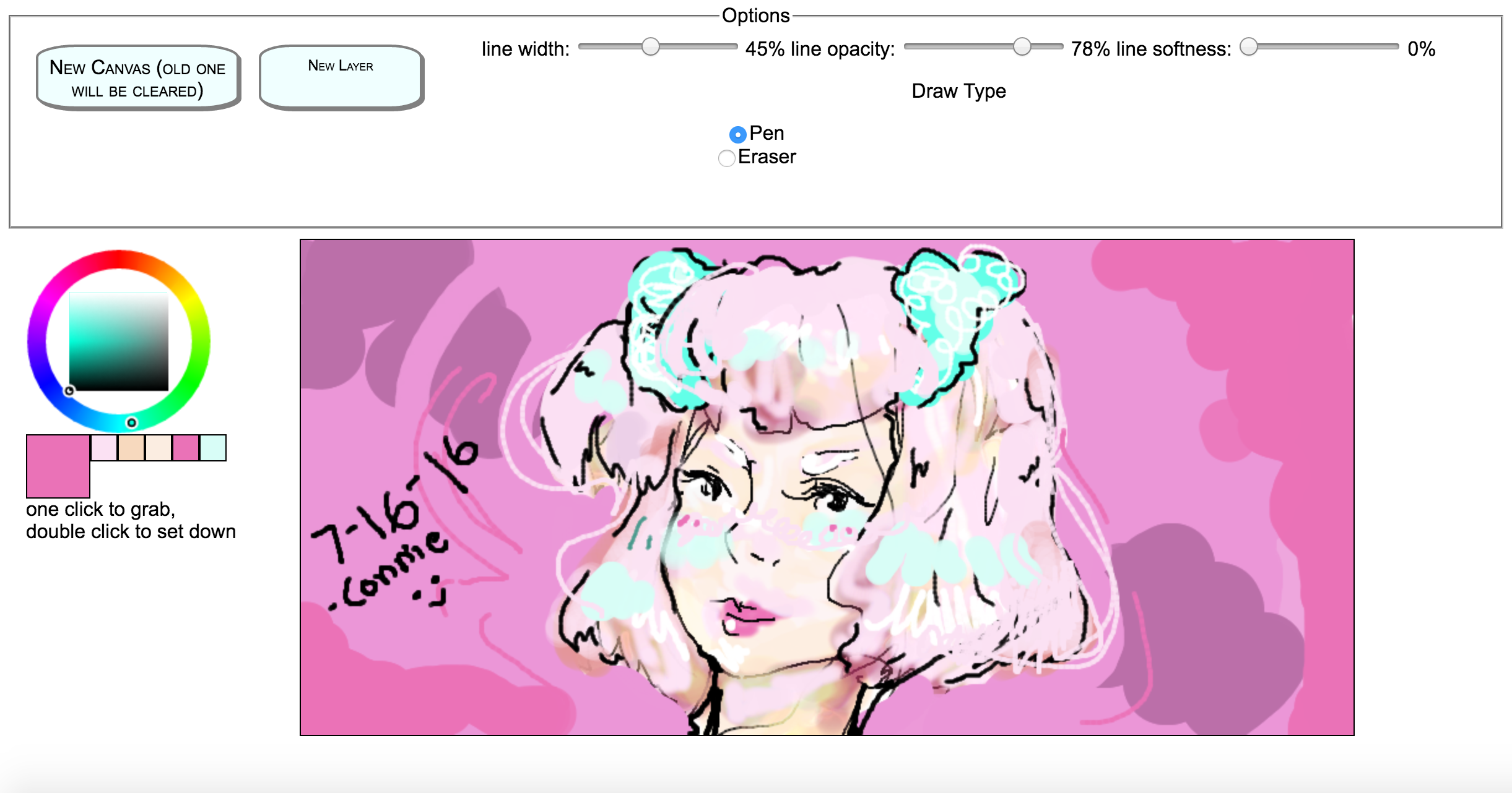 testing doodle